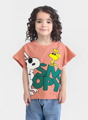 Kids Cartoon Snoopy T-Shirt – Soft Cotton Graphic Tee for Boys & Girls
