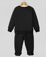 Unisex Stylish Colorblock Tracksuit for Kids – 2-Piece Set