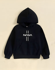 Kids' NASA Hoodie & Jogger Set – Black 2-Piece Outfit