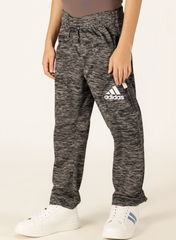 Kids’ Grey Adidas Performance Pants – Breathable, Lightweight Activewear Soft Knit Fabric