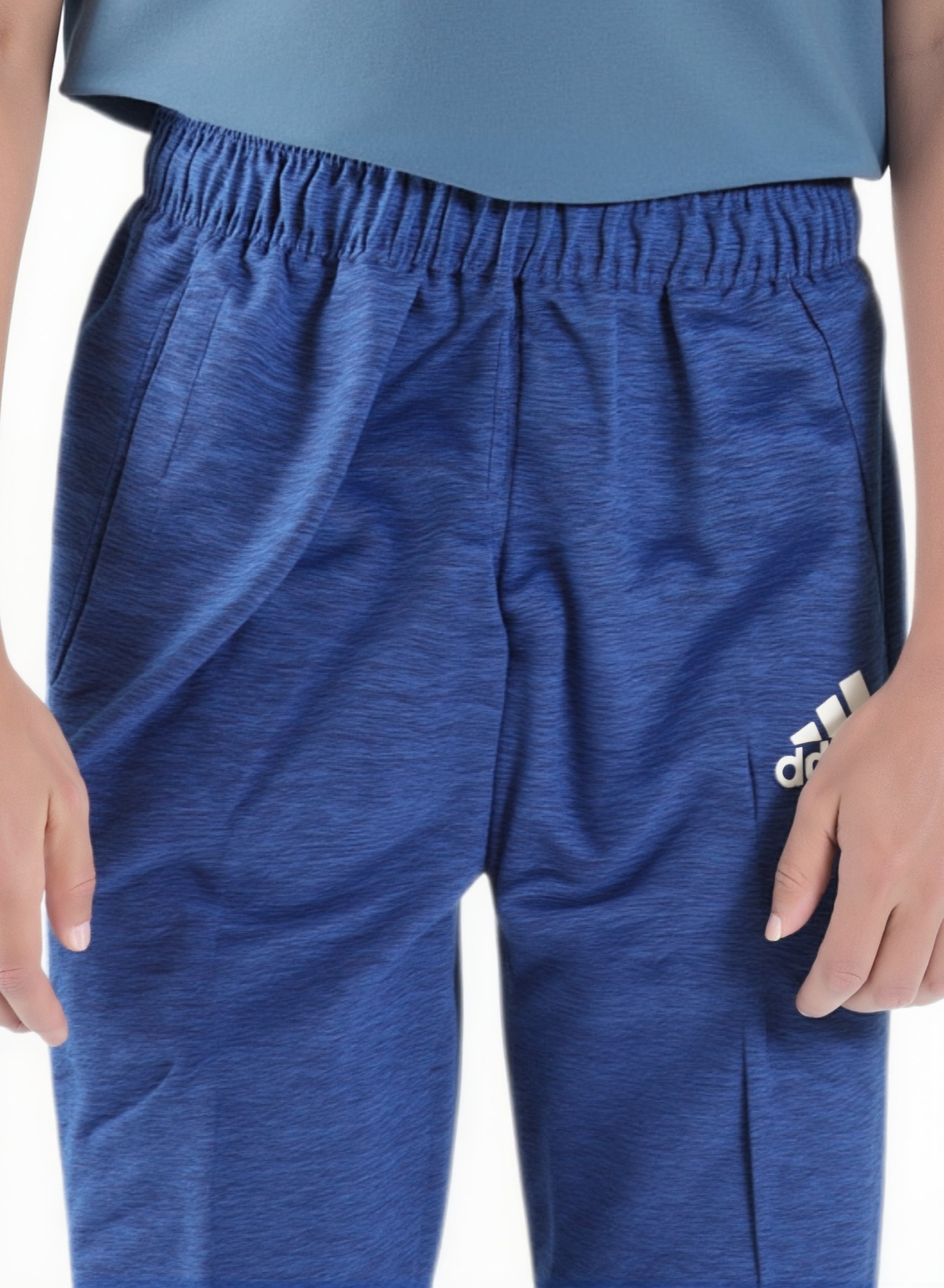 Boys' Active Blue Adidas Trousers – Ideal for Play or Training, Featuring Breathable Fabric