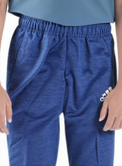 Boys' Active Blue Adidas Trousers – Ideal for Play or Training, Featuring Breathable Fabric